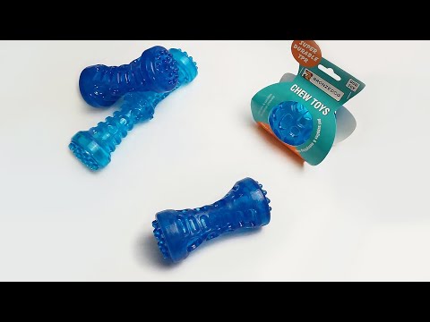 Іграшка для собак Barksi Гантеля 5 х 13 см Блакитна