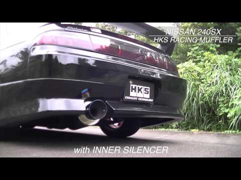 NISSAN 240SX HKS RACING MUFFLER for USA