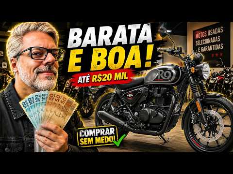 ORÇAMENTO CURTO! 10 Melhores motos de até R$ 20 mil para comprar sem medo