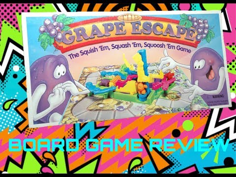 4K PARKER BROTHERS THE GRAPE ESCAPE BOARD GAME REVIEW #FullMeltFusion