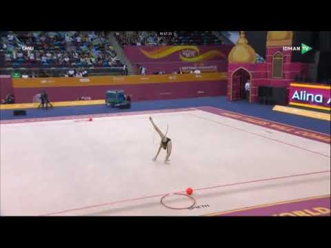 ADILKHANOVA Alina Hoop Qualification World Championships Baku 2019