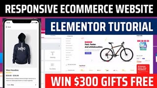 How to Make Responsive eCommerce Website in WordPress? (wooCommerce + Elementor Tutorial 2024)