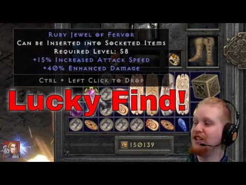 D2R - Found A 40/15 Jewel In Chaos (Traded Four Ber Runes)