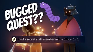 Find a Secret Staff Member in the Office - QUEST BUG! 🐛 | Sky: Children of the Light | nastymold