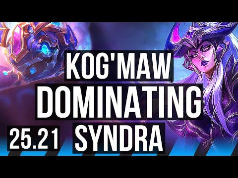 KOG'MAW vs SYNDRA (MID) | 64k DMG, Dominating | EUW Master | 25.21