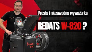 REDATS W-820 – Prosta i niezawodna wyważarka do kół
