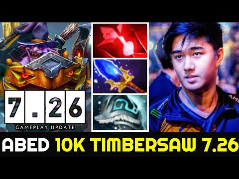 ABED Timbersaw shows No Mercy in 7.26 New Patch with Scepter Build Dota 2