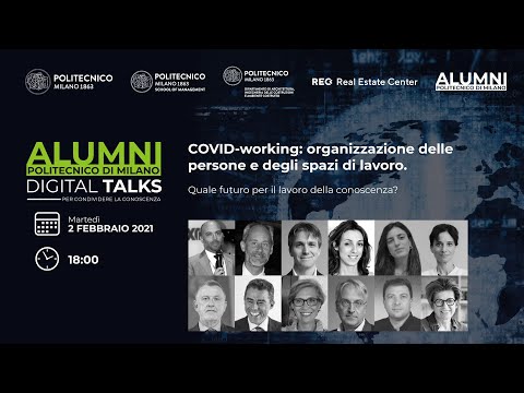 , title : 'Alumni Digital Talks | COVID-Working: organizzazione delle persone e degli spazi di lavoro'