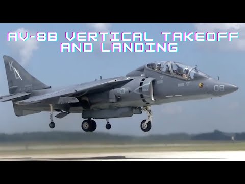 LEGENDARY AV 8B HARRIER - VERTICAL TAKEOFF AND LANDING