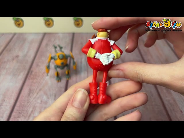 Набор фигурок Sonic Prime  Доктор Эггман, Бадник и Руж Летучая Мышь 3шт - видео