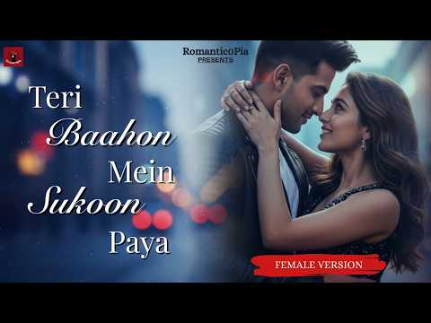 Teri Baahon Mein Sukoon Paya - Female Version | New Hindi Song | Romantic Song | Romantic0pia