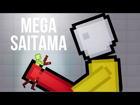 Mega SAITAMA vs Saitama MELON - People Playground 1.24