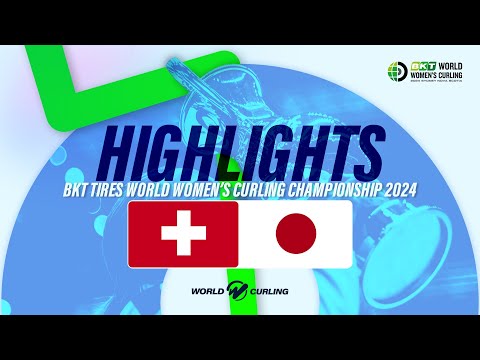 SWITZERLAND v JAPAN - BKT Tires World Women's Curling Championship 2024 - Highlights