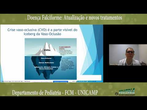 Pediatria FCM - Palestra Doença Falciforme Atualização e novos tratamentos   Drª Mônica Veríssimo