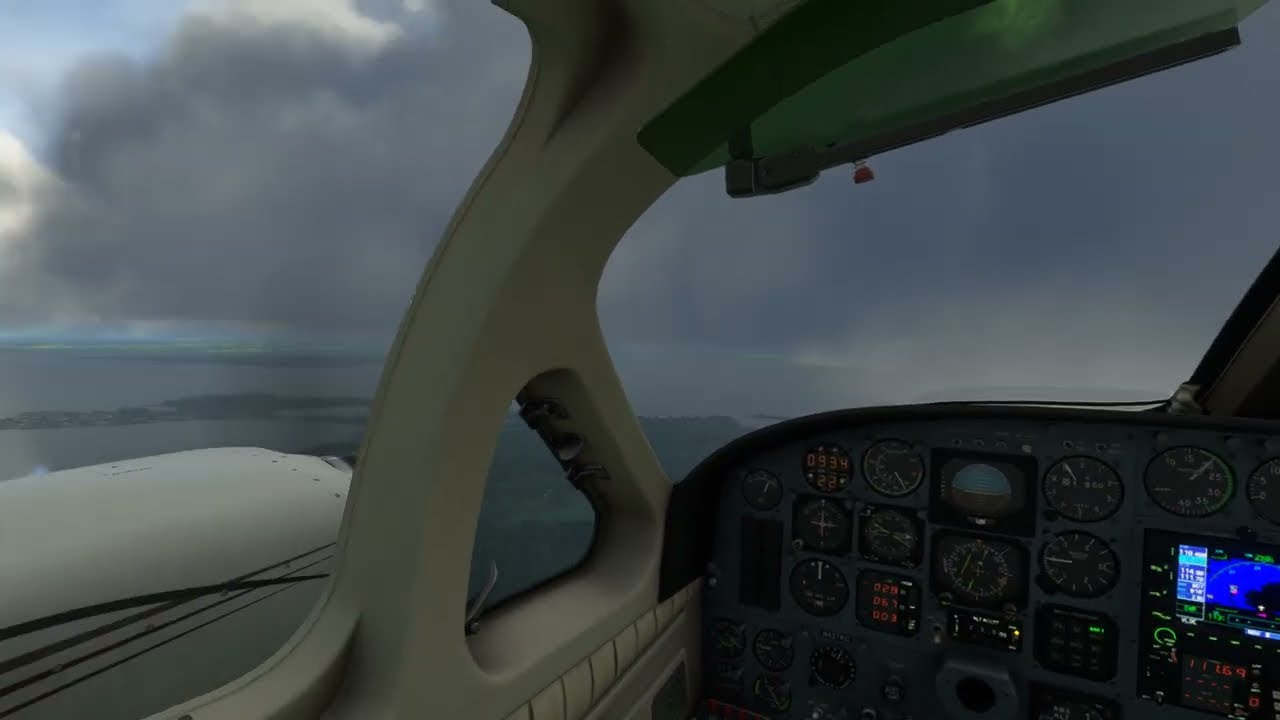 Microsoft Flight Simulator - Rainy landing at Bocas Del Toto Intl (MPBO), Panama