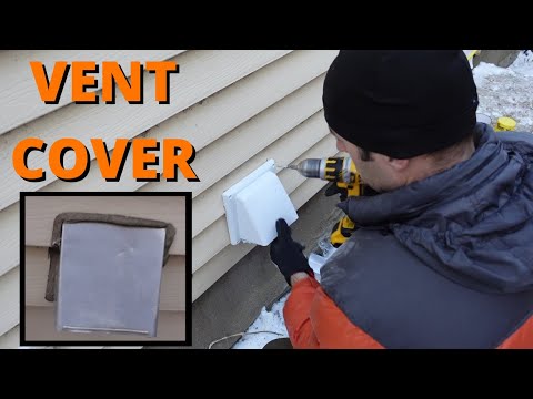 Dryer Vent Cover Installation