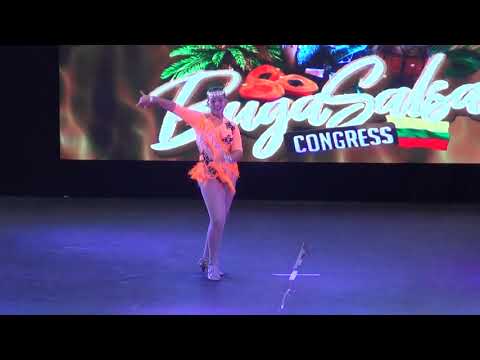 Solista Junior Femenino Salsa, Angela Maria Ramirez, en BugaSalsa Congress 2022