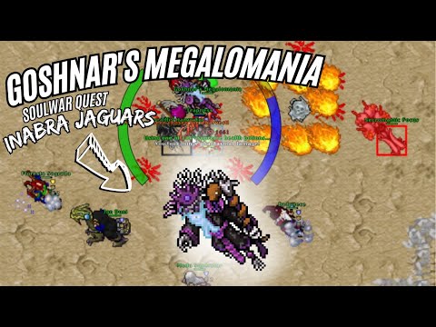 TIBIA - GOSHNAR'S MEGALOMANIA - SOULWAR FINAL BOSS INABRA JAGUARS
