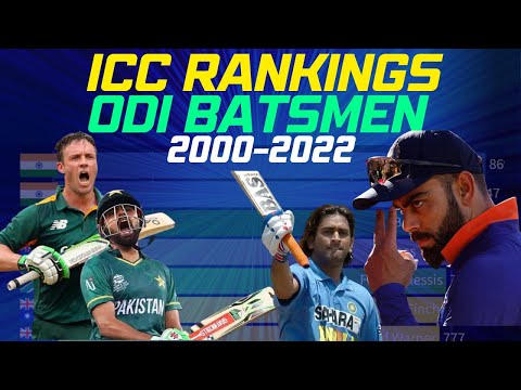 ICC RANKINGS| ODI BATSMEN|2000-2022