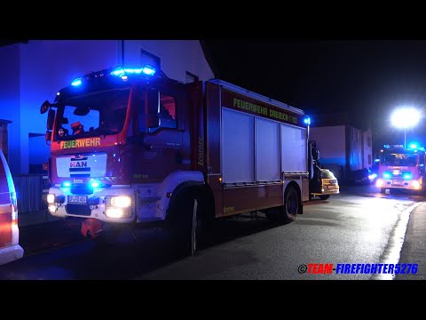[Feuer in Einfamilienhaus - mehrere Personen vermisst] Großübung der FF Dreieich und der ANTS Langen