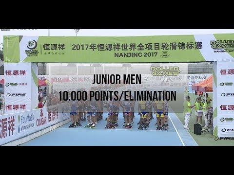 10000m Points/Elimination Final - Junior Varones - World Roller Games 2017