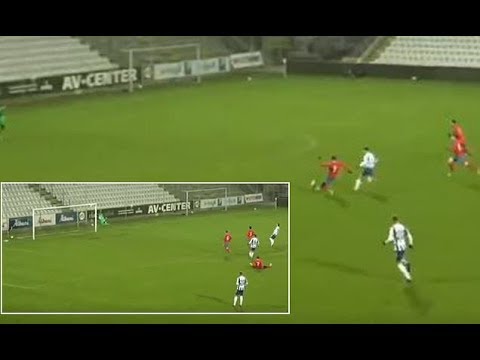 Is this the most spectacular chipped own goal ever
