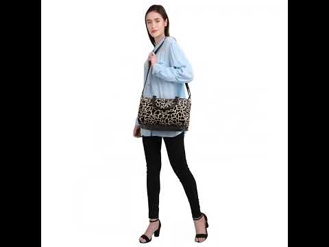 ANIMAL LOOK, GIRAFFE PRINT BAG