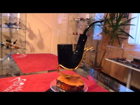 Pipa radica hungarian sabbiata fatta a mano - www.paronellipipe.it