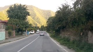 preview picture of video 'Проезд через населенные пункты в Грузии на машине'