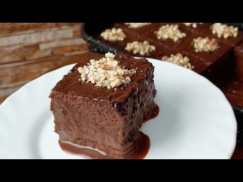 TURSKI MOKRI KOLAČ - mjera na čaše - Sočne čokoladne kocke - ISLAK KEK TARIFI