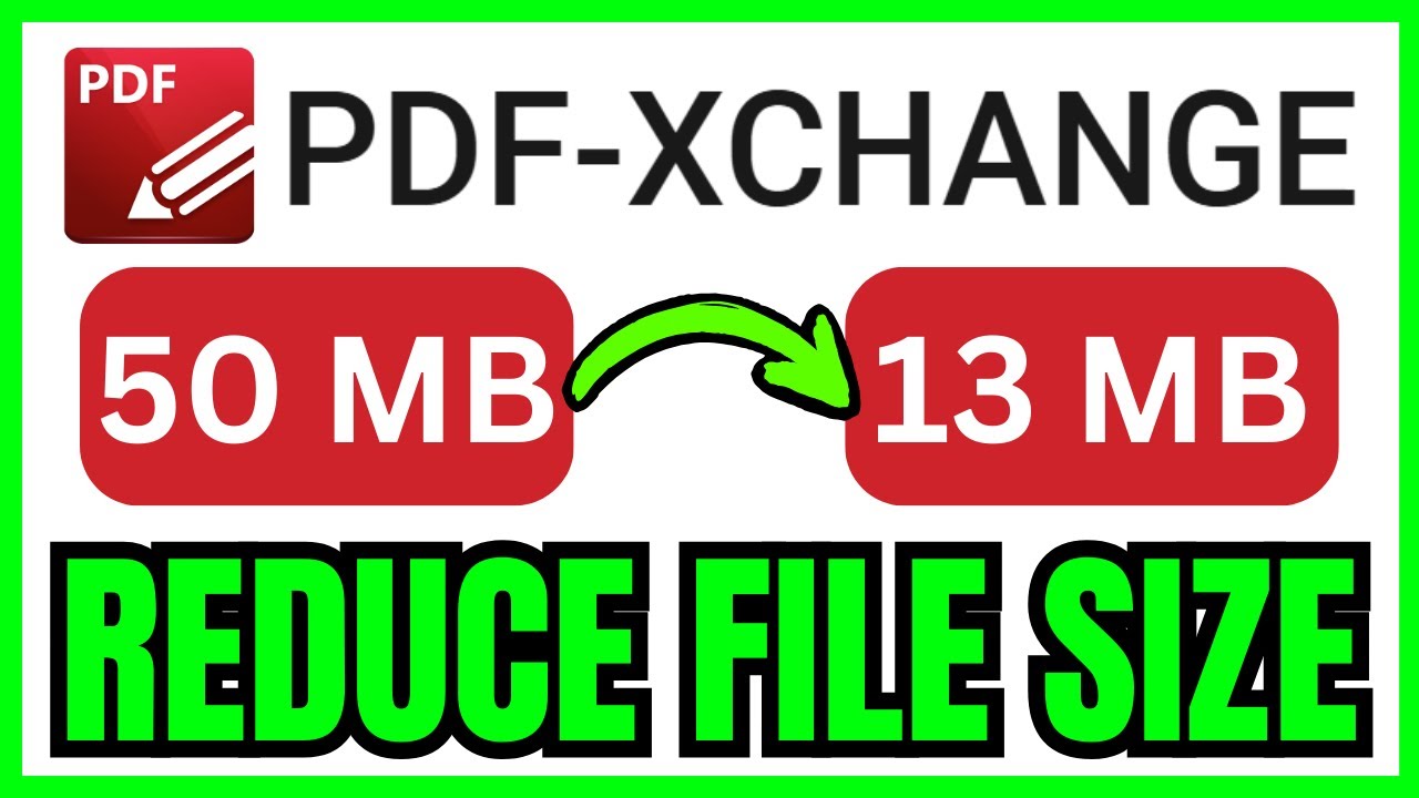 How To REDUCE PDF File Size In PDF XChange Editor (QUICK & EASY) 2026