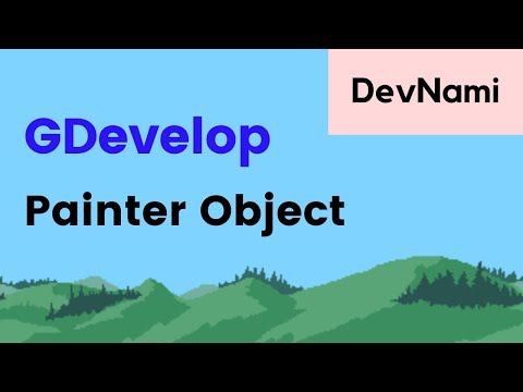 GDevelop How to Use Shape Painter Object