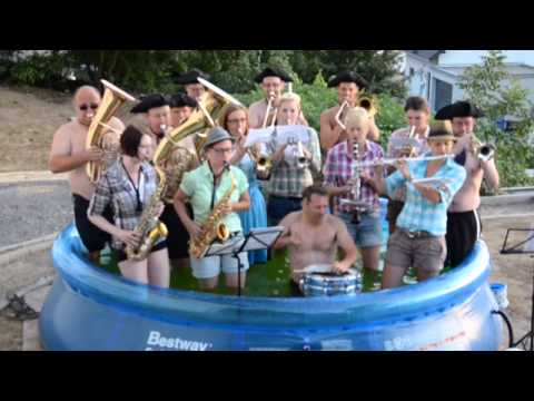 Cold Water Challenge 2014 Blaskapelle Theilheim