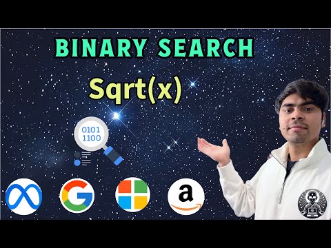Leetcode 69 Sqrtx Python Binary Search Solution Algoyogi