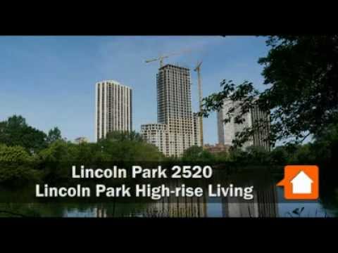 The scene near Lincoln Park’s newest high-rise, Lincoln Park 2520