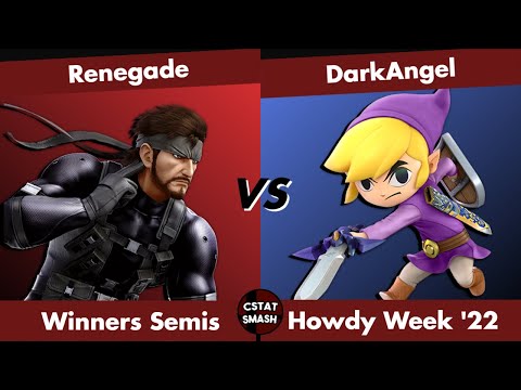 HOWDY WEEK 2022 - Renegade (Snake) vs DarkAngel (Toon Link) Top 8 Super Smash Bros Ultimate