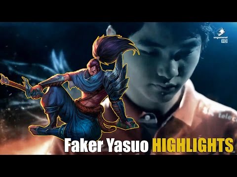 SKT T1 Faker Senpai - Yasuo Highlights 2014