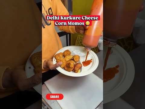 Delhi Kurkure Cheese Corn Momos 🔥 | Rohini Street Food #shortsfeed
