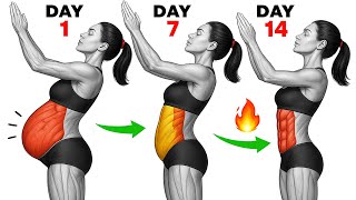 Standing Belly Fat Burner for Women at Home | No Jumping Abs Workout That Works Fast Results