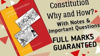 Class 11 Political Science Ch-1 Constitution: Why and How? In Hindi with Notes & Important Questions