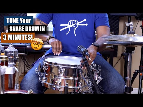 Tune Your Snare In 3 Minutes With Me 🥁 (Talkless Real Time w/ Beatdown Brown)