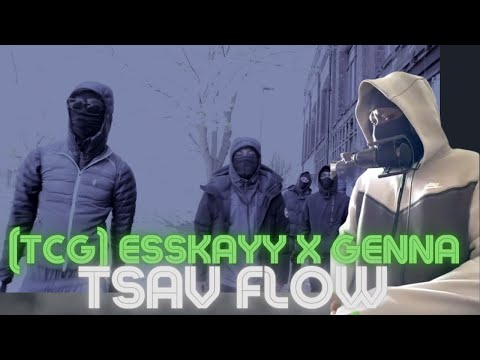 FLOWS ON FLOWS!! | (TCG) Esskayy x Genna - Tsav Flow #FreeTsav [Hood Video] [REACTION]