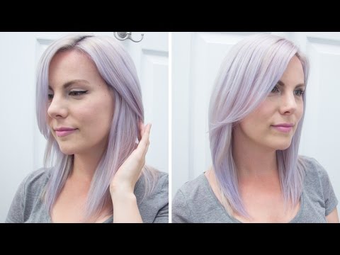 How To Dye Your Hair Lavender/Pastel Purple {Manic...