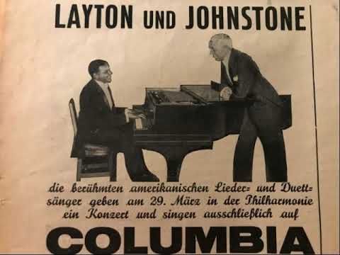 Headin' for Louisville, Layton & Johnstone, American Duettists, London, 1926