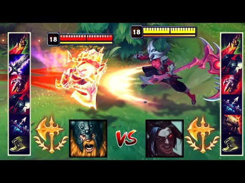 OLAF vs KAYN FULL BUILD FIGHTS & Best Moments!