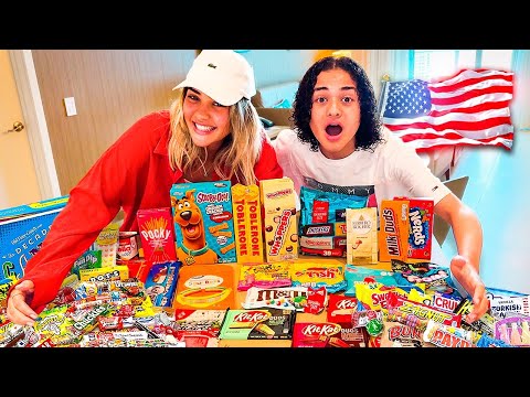 Testing the most bizarre candies from the United States!!!