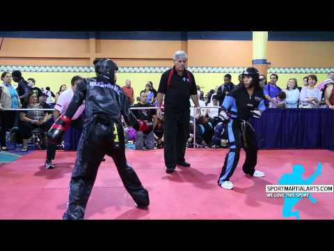 Gina Thornton v Melanie Ortiz - Women's Sparring - US Open 2015