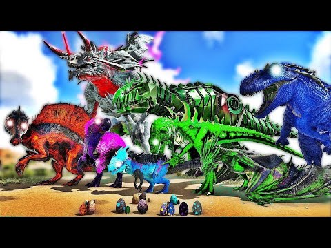 Domestiquei e Evoluí os Dinossauros Mais Poderosos do ARK SUPER MODS! - ARK 100 DIAS