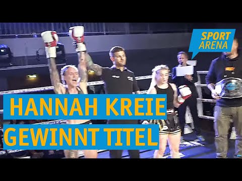 Deutsche Meisterin – Hannah Kreie aus München gewinnt Titel im K-1 der Profis bei „Ring of Fire
