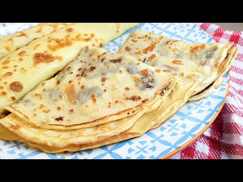 VERY EASY Crepes🏅 Crepes with wheat flour. With this recipe they will turn out perfect!